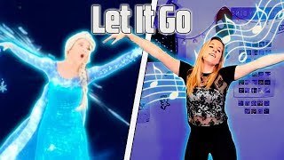 Just Dance SING ALONG 🎵 LET IT GO Disneys Frozen  Gameplay [upl. by Ajnos439]