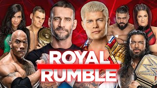 WWE Royal Rumble 2024 Predictions [upl. by Agarhs]