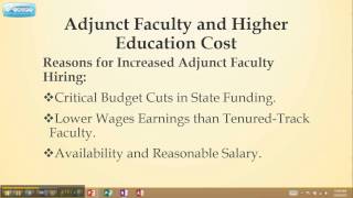 Adjunct Faculty in Higher Education [upl. by Weisbart654]