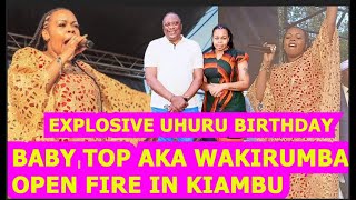 🔥🔥BABY TOP MUTHONI WA KIRUMBA GUAKIA MWAKI MUNENE NDUMBERI AGITONGORIA BIRTHDAY YA UHURU WA KENYATTA [upl. by Neraa61]