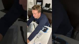 Hidrex ConnectION Iontophoresis machine Facial Hyperhidrosis set up video [upl. by Nnawaj]