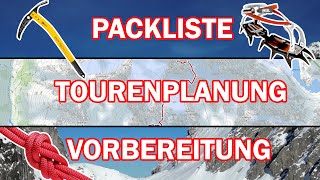 Das benötigst du bei einer Hochtour Ausrüstung Tourenplanung Verhalten [upl. by Adnorahc104]