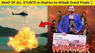 Khatron ke Khiladi season 14 Winner Karanveer Mehra😍  Finale Stunt in Khatron ke Khiladi season 14 [upl. by Anaicilef]