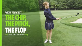 How to Hit 3 Different Wedge Shots The Chip Pitch and Flop Shot  Titleist Tips [upl. by Hurd]