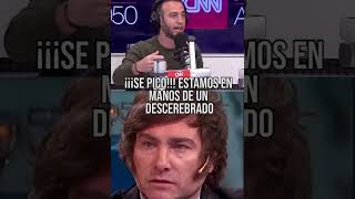 ¡¡¡SE PICÓ GUILLERMO MORENO LAPIDARIO CONTRA MILEI “ESTAMOS EN MANOS DE UN DESCEREBRADO” [upl. by Oloap]