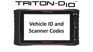 Vehicle ID and Scanner Codes TRITOND10™ Pt 211  Snapon® Training Solutions® [upl. by Hatcher]