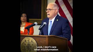 Governor Hogan quotJust Get The Damn Vaccinequot [upl. by Poul783]