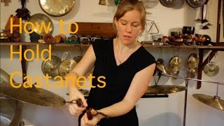 Castanets Basics 1 How to put on castanets [upl. by Thormora]