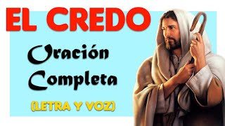 🙏🏻 🕊️ EL CREDO  Oración  Completo con Voz y Letra   Catecismo CREDO CATÓLICO [upl. by Menell]