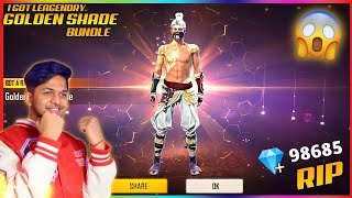 NEW MYSTICAL MASTER INCUBATOR FREE FIRE  NEW INCUBATOR FREE FIRE  GOLDEN SHADE BUNDLE SPIN [upl. by Olyhs]