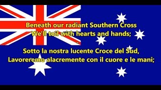 Inno nazionale Australia  Promuovere lAustralia con giustizia ENIT testo [upl. by Wit418]