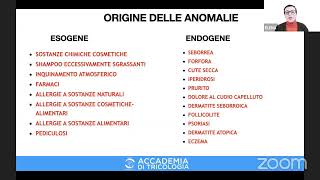 LEZIONE DI RIPASSO ANOMALIE DEL CUOIO CAPELLUTO [upl. by Cogswell]