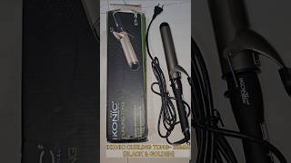 IKONIC CURLING TONG 38MM BLACK amp GOLDEN ikonic inkonic38MM amazongadgets curling trending [upl. by Ahsyle906]