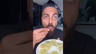 LIME CHALLENGE 💀🍋‍🟩lime challenge food funnyshorts shelove [upl. by Nylarad823]