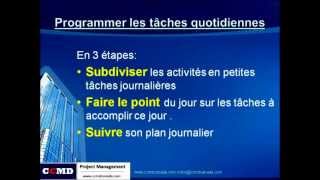 Gestion de Projet Planifier sa journée de travail [upl. by Barry]