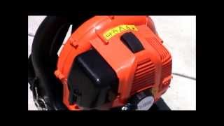 33cc Gas Powered 2 Cycle Leaf Blower Backpack Harness System [upl. by Wyatt]