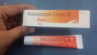 Keto Cream  Ketoconazole Cream BP  Keto Cream Uses Side effects benefits Dosage Composition Review [upl. by Ahtamat739]