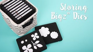 Bigz™ Dies Storage  Sizzix Hacks [upl. by Ennayhs]