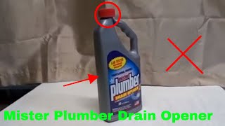 ✅ How To Use Mister Plumber Drain Opener Review [upl. by Hana]