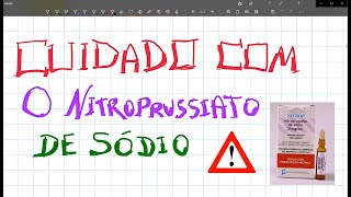 Cuidado com o NITROPRUSSIATO DE SÓDIO PARTE 1 [upl. by Aw]