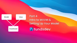 Part 4  Intro to MVVM amp Setting Up Your Model [upl. by Ahseekat775]