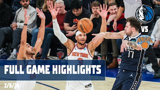 Luka Doncic 39 points Highlights vs New York Knicks  2824 [upl. by Olotrab]