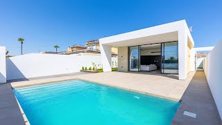 TORREVIEJA 3 Bedrooms NEW Modern Detached Villa with Pool Parking amp Solarium ©WhiteVillasInSpain [upl. by Schiro]