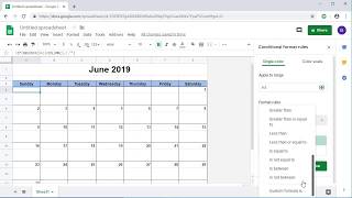 How to Create a Dynamic Monthly Calendar in Google Sheets  Template Provided [upl. by Masson]