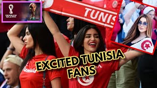 Excited Tunisia Football Fans are not allowing television to broadcast  Qatar Fifa World Cup 2022 [upl. by Nelo186]