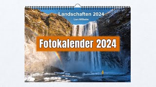 Mein Landschaftsfotografie Fotokalender 2024 😍📅 [upl. by Sly442]