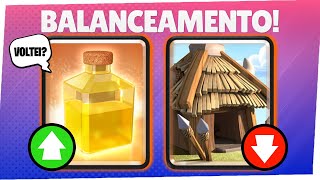 NOVO BALANCEAMENTO NO CLASH ROYALE 😱 [upl. by Warner]