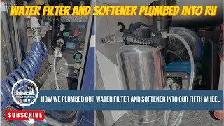 Water Filter and Softener Plumbed into RV rvrepair [upl. by Driscoll]