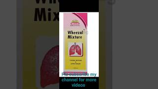 Wheezal Mixture cough syrup dry cough ki bhot hi effective homoeopathic medicine [upl. by Whitehouse]