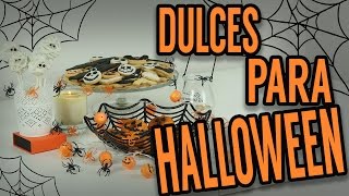 Dulces para Halloween  Recetas fáciles y ricas [upl. by Nomolos]