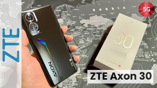 ZTE AXON 30 5G  Unboxing and HandsOn [upl. by Getraer]