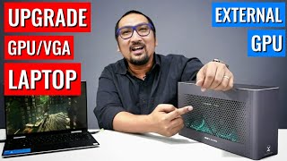 Upgrade GPU Laptop dengan eGPU Review Asus XG Station Pro  Indonesia [upl. by Pennington]