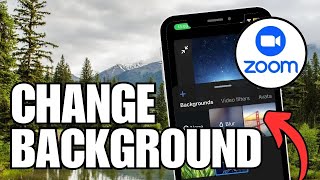 How To Change Background in Zoom Meeting on Mobile [upl. by Nnaerb]