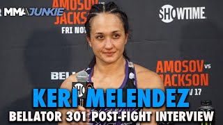 Keri Melendez Not Thinking About Career Timeline After Submission of Sabriye Sengul  Bellator 301 [upl. by Ahmed]