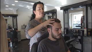 ASMR Turkish Woman Barber Face Head and Body Massage 221 👍💆‍♂️💈 [upl. by Eelatan935]