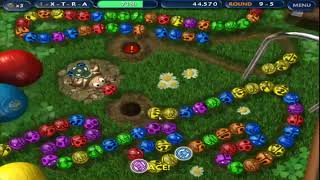 Old Game of Zuma Tumblebugs Levels 9 to 10 Rounds 1  2  3  4  5  6  7 amp 8 Gameplay [upl. by Niraa]