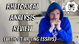 Rhetorical Analysis REVIEW Avoiding DEATH by Essay [upl. by Serles]