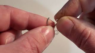 How to Open and Close Seamless Hoop Nose ring Body jewelry Split ring [upl. by Manheim]