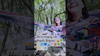 Hai in camping  In Krapets Bulgaria ⛺💚✨💦💙🌊🏖️👙🌳☀️🐚🩴 travel campinglife krapets vlog bulgaria [upl. by Nonnaer668]