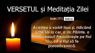 Versetul si Meditatia zilei de 14 Noiembrie  slujitor Dani [upl. by Adnahsor681]