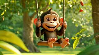 The Monkey Poem in English For Kids  Poem of Monkey For Kids in English [upl. by Nurse]