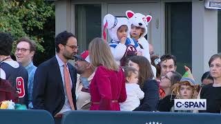 HALLOWEEN AT WHITE HOUSE HalloREAD with Jill Biden and press sec Karine JeanPierre 10302024 [upl. by Kcinemod]