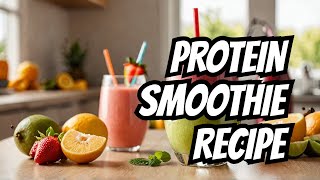 How to Make a Delicious Whey Protein Smoothie  Quick amp Healthy Recipe [upl. by Leotie]