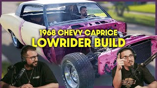 1968 Chevy Caprice Restoration – Transforming into a Stunning Lowrider  lowriderlifestyle [upl. by Ainival]