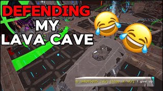 defending my lava cave for 4 minutes unofficial PVP [upl. by Fredia]