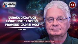 INTERVJU Dejan Lučić  Duboka država će učiniti sve da spreči promene i zadrži moć 1972024 [upl. by Svoboda682]